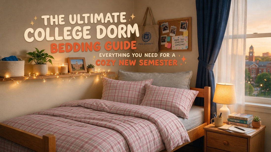 The Ultimate College Dorm Bedding Guide: Everything You Need for a Cozy New Semester