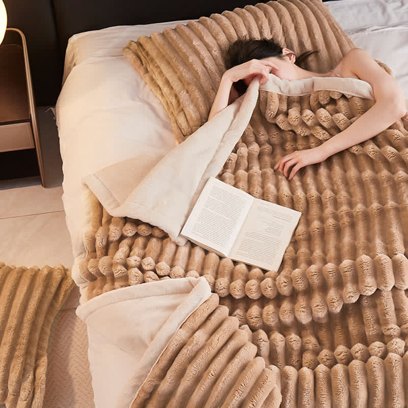 Solid Color Soft Lightweight Throw Blanket - image 8