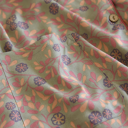 Floral Print Soft Breathable Loungewear Set - image 7