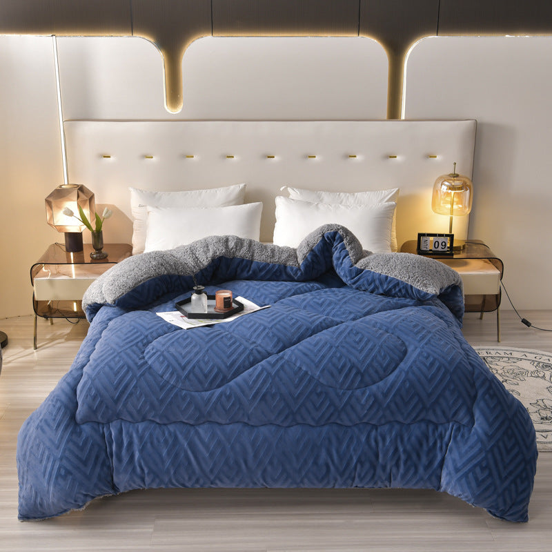 Ownkoti Thick Sherpa Winter Blanket with Quilt Core - image 12