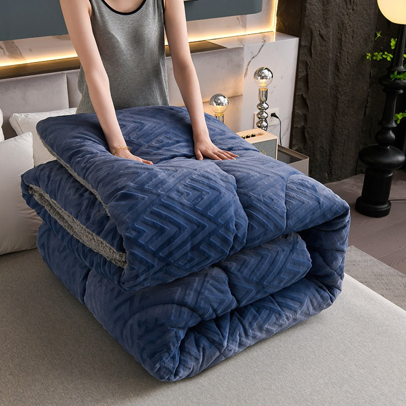 Ownkoti Thick Sherpa Winter Blanket with Quilt Core - image 14