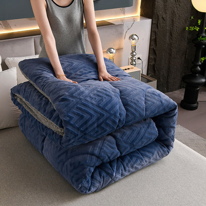 Ownkoti Thick Sherpa Winter Blanket with Quilt Core - image 14