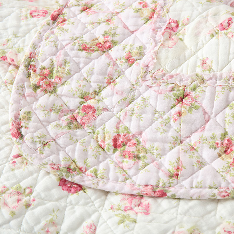 Pastoral Patchwork Soft Pure Cotton Quilt - image 6