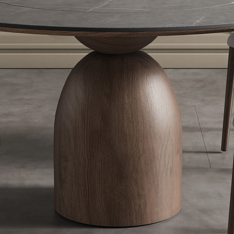 Built-in Lazy Susan Stone Dining Table - image 6