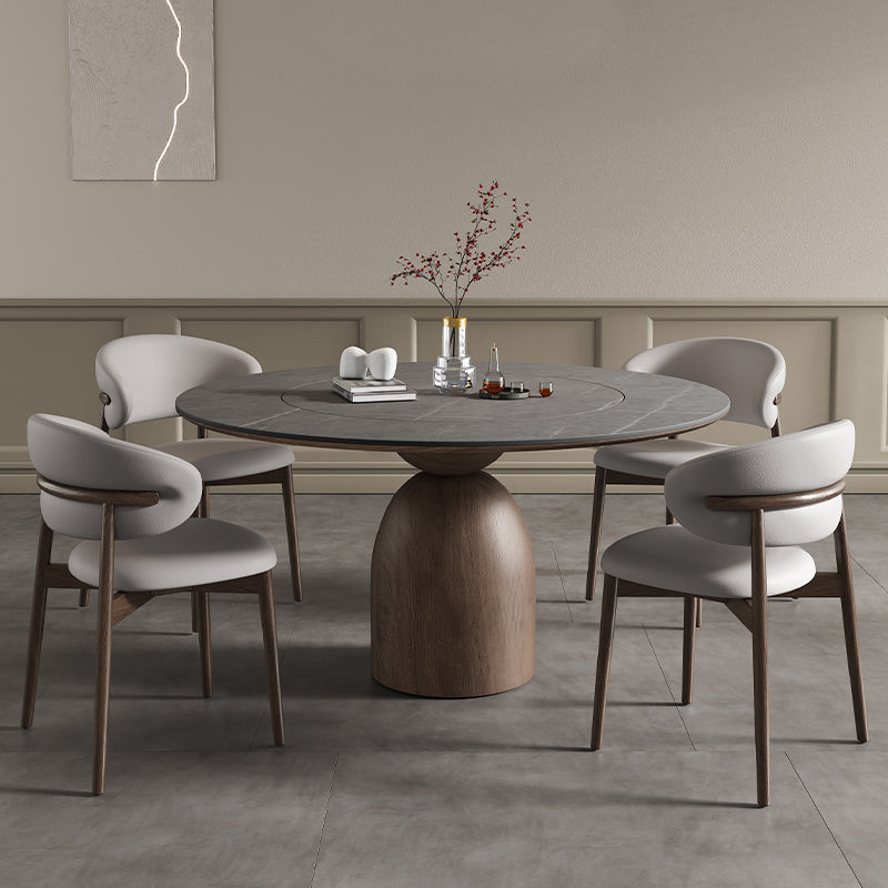 Built-in Lazy Susan Stone Dining Table - image 5