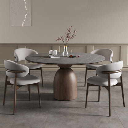 Built-in Lazy Susan Stone Dining Table - image 5