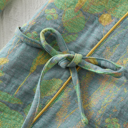 Ownkoti Cotton Gauze Vintage Retro Loungewear Set - image 4