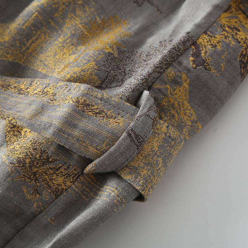 Ownkoti Pure Cotton Breathable Retro Kimono Bathrobe - image 7