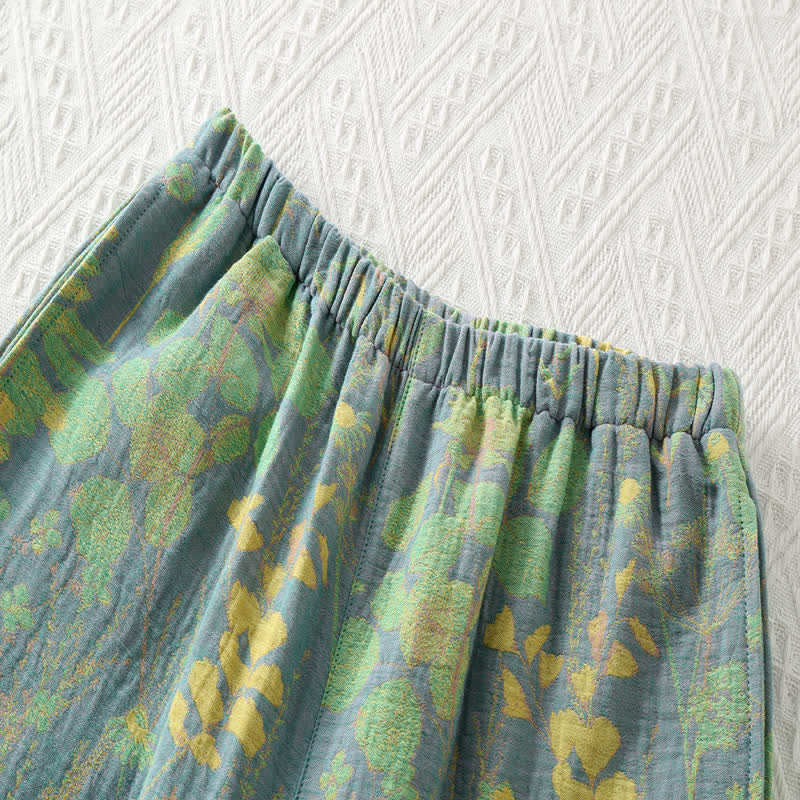 Ownkoti Short Sleeve Crop Pants Loungewear Set - image 6