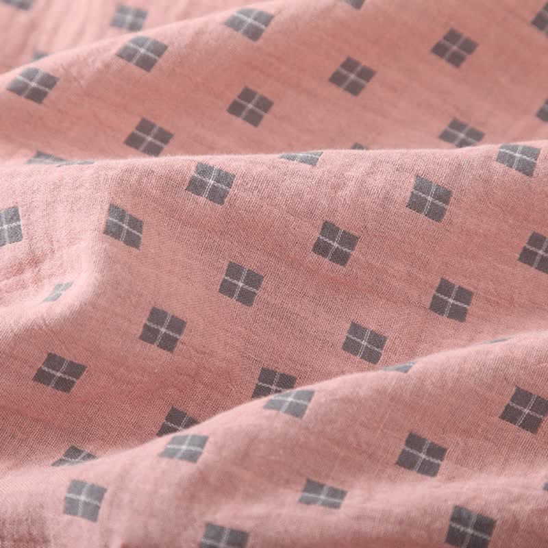 Ownkoti Checkered Jacquard Cotton Loungewear Set - image 4