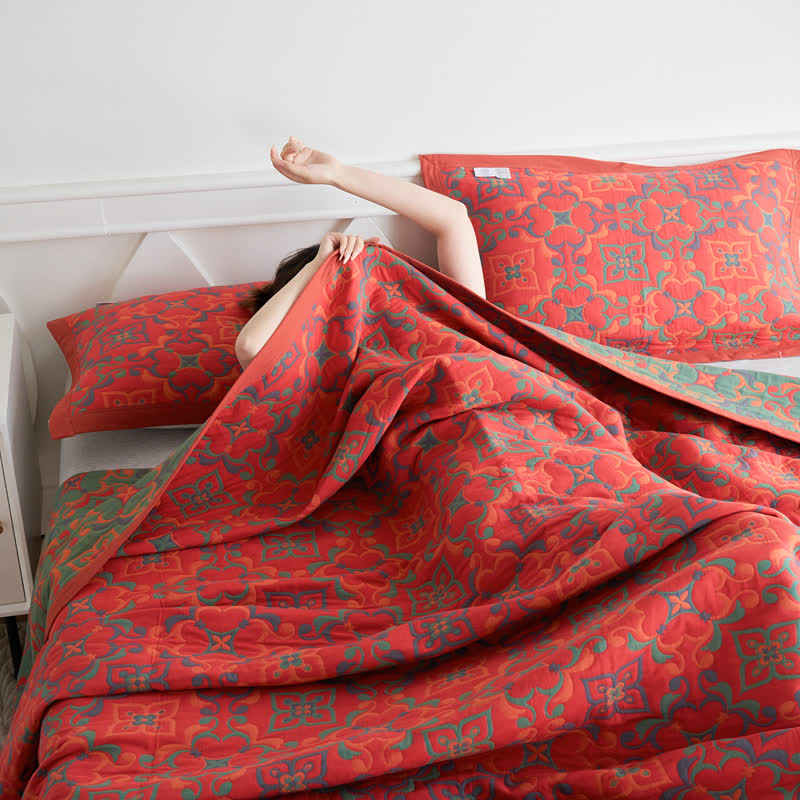 Ownkoti Jacquard Cotton Gauze Soft Towel Quilt - image 3