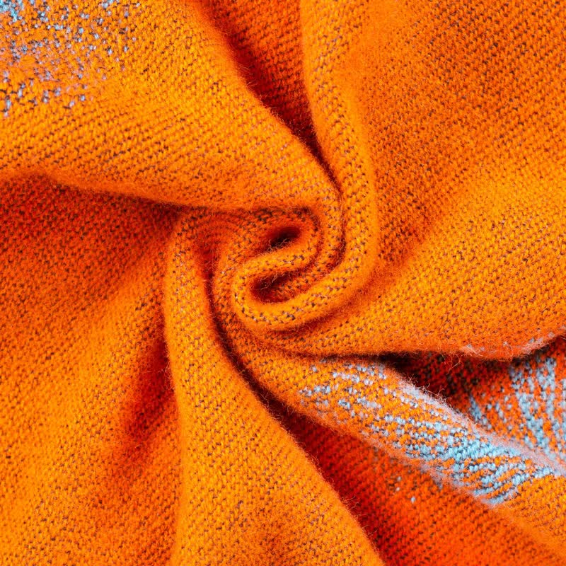 Ownkoti Luxurious Ginkgo Leaf Travel Shawl Cape - image 9