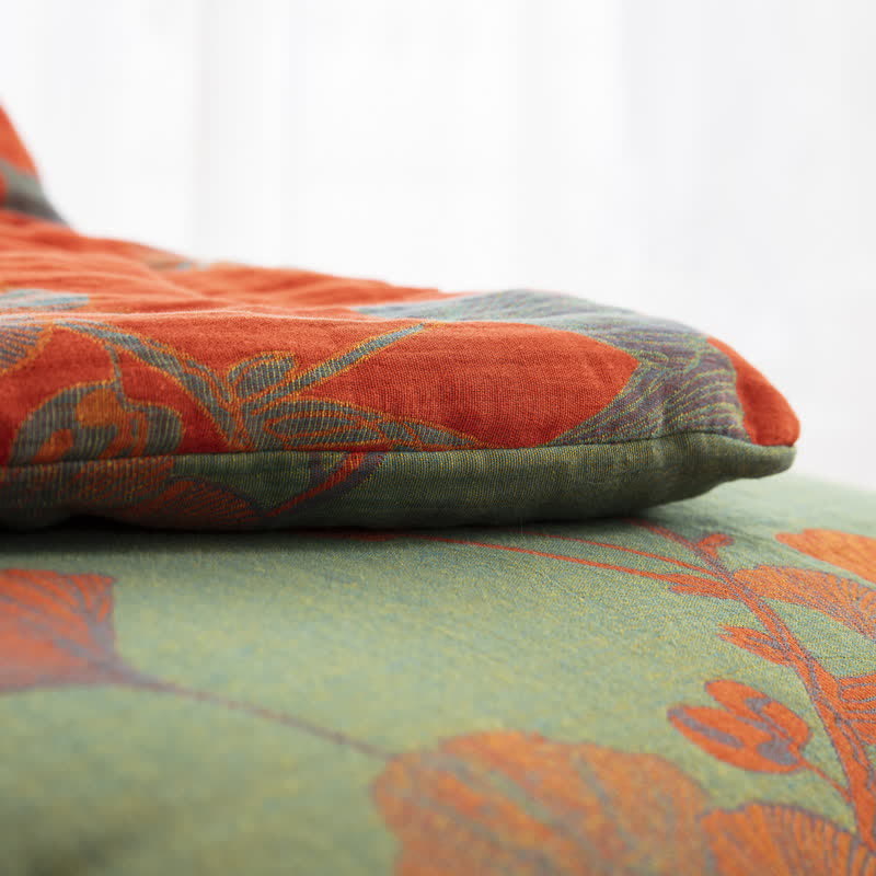 Ownkoti Rustic Ginkgo Leaf Cotton Gauze Bedding  - image 15