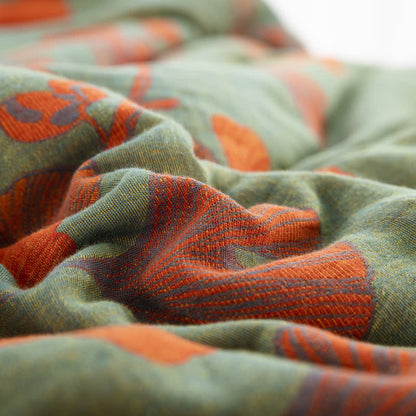 Ownkoti Rustic Ginkgo Leaf Cotton Gauze Bedding  - image 17