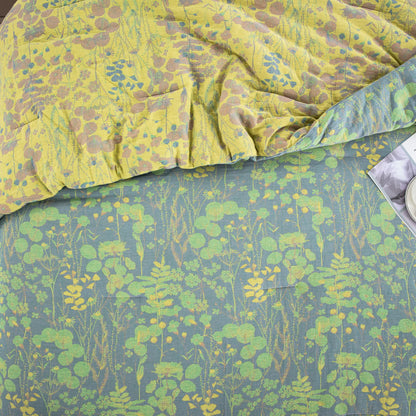 Ownkoti Cotton Gauze Pastoral Lotus Pond Bedding  - image 7