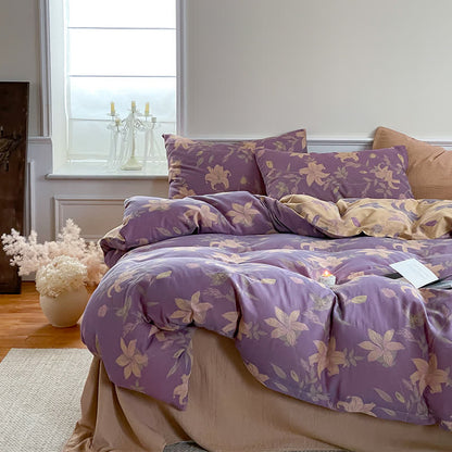 Ownkoti Floral Lily Cotton Gauze Bedding Set - image 1