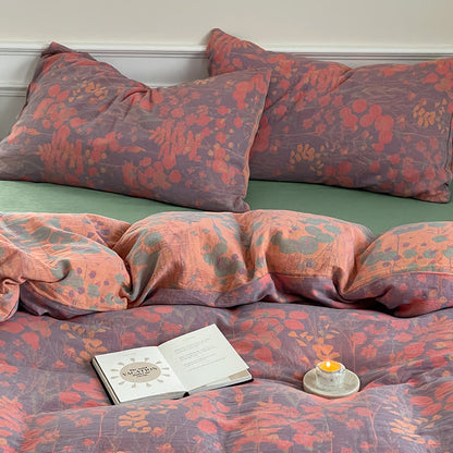 Ownkoti Lotus Pond Cotton Gauze Bedding Set (4PCS) - image 9