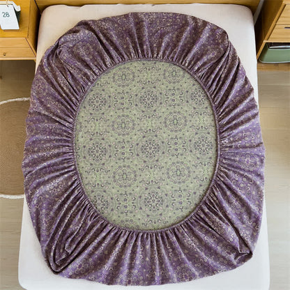 Ownkoti Pure Cotton Jacquard Vintage Fitted Sheet - image 6