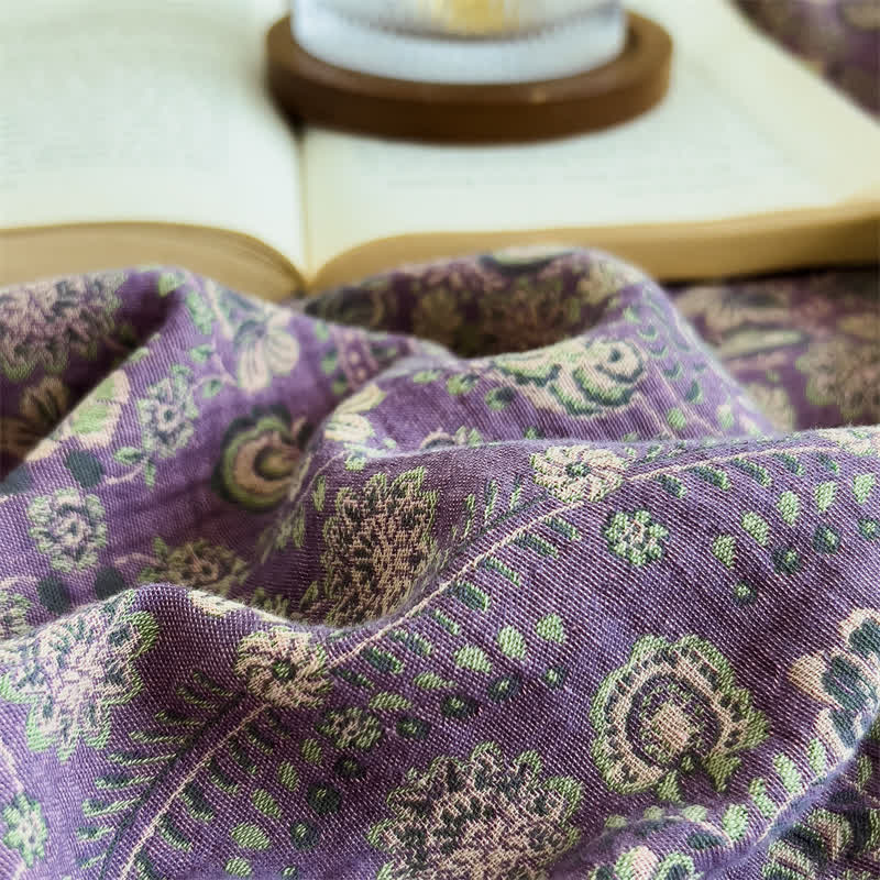Ownkoti Pure Cotton Jacquard Vintage Fitted Sheet - image 7