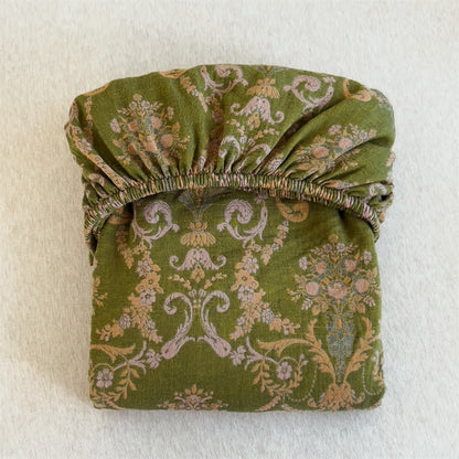 Ownkoti Vintage Elegant Cotton Gauze Fitted Sheet