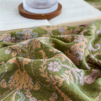 Ownkoti Vintage Elegant Cotton Gauze Fitted Sheet