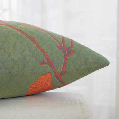 Ownkoti Cotton Gauze Jacquard Ginkgo Leaf Pillowcases(2PCS) - image 6