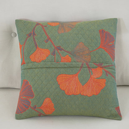 Ownkoti Cotton Gauze Jacquard Ginkgo Leaf Pillowcases(2PCS) - image 2