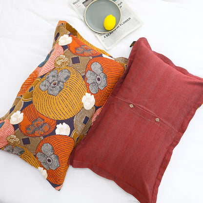 Ownkoti Colorful Persimmon Cotton Gauze Reversible Quilt - image 11