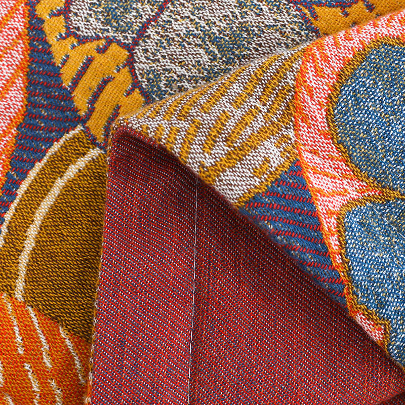 Ownkoti Colorful Persimmon Cotton Gauze Reversible Quilt - image 12