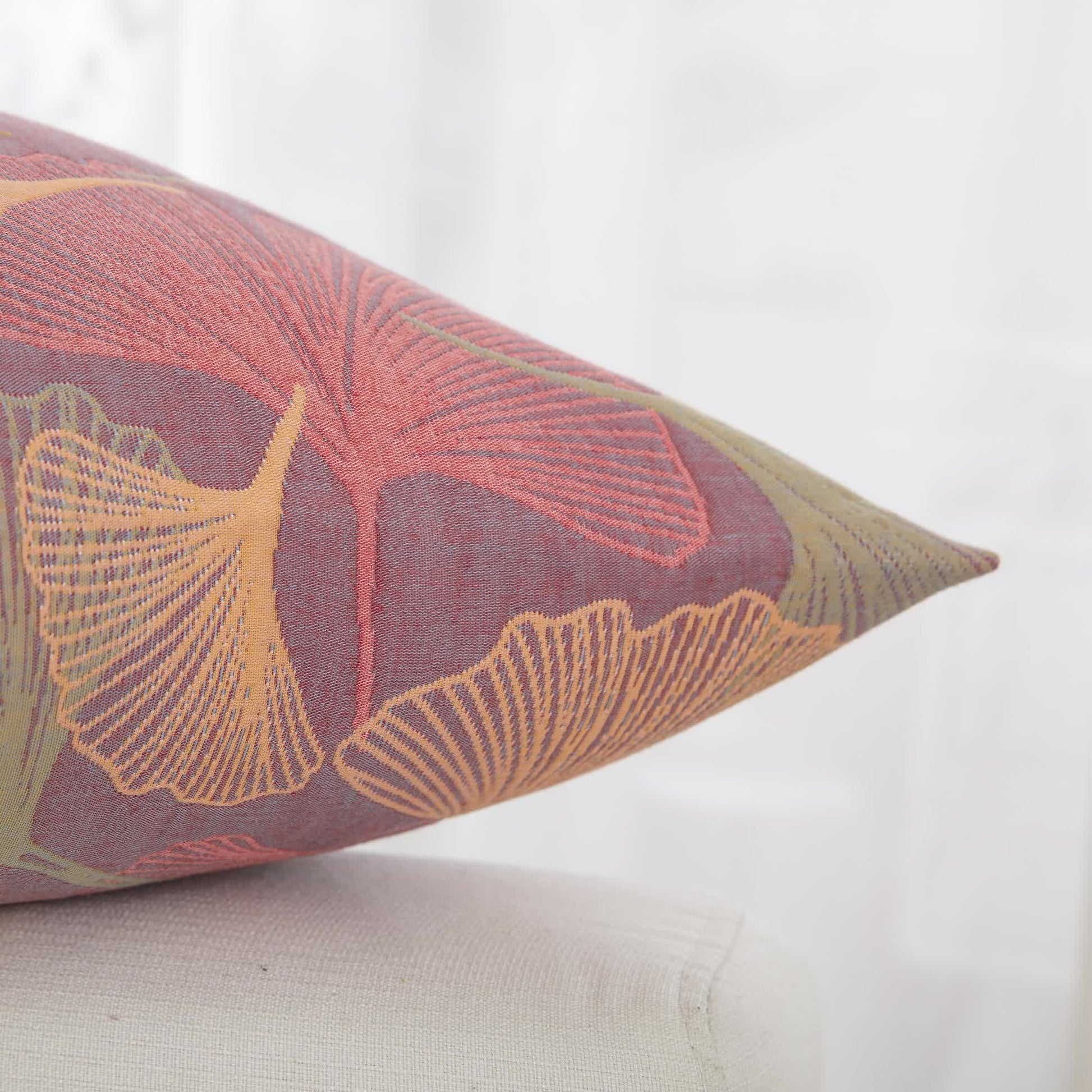 Ownkoti Yarn-dyed Ginkgo Leaf Cotton Gauze Pillowcases(2PCS) - image 9