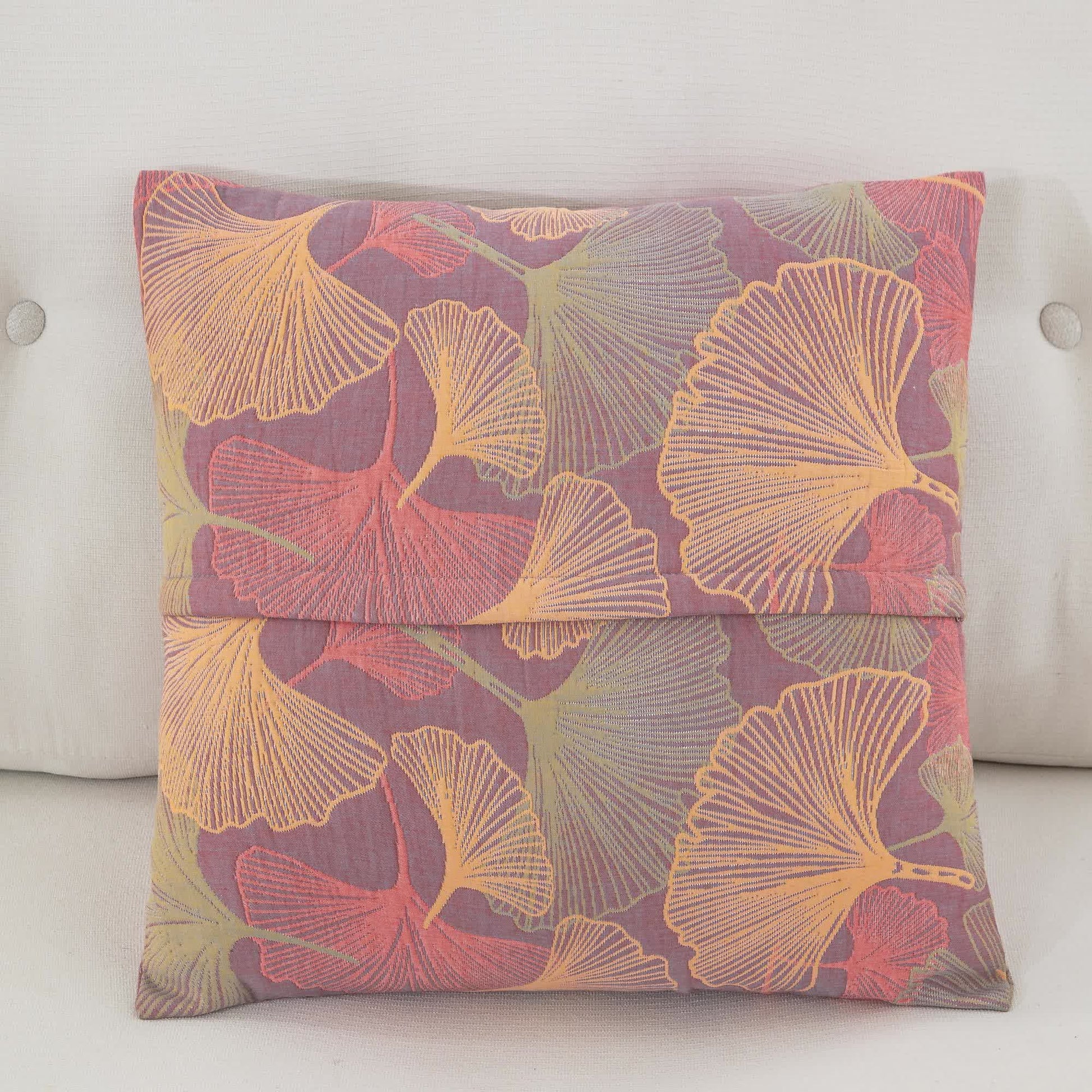 Ownkoti Yarn-dyed Ginkgo Leaf Cotton Gauze Pillowcases(2PCS) - image 8