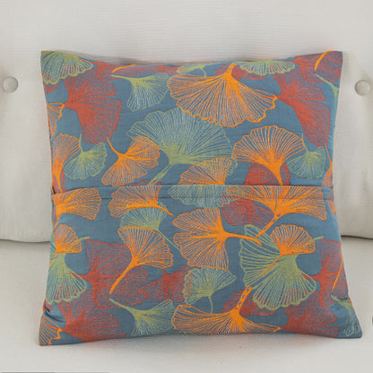Ownkoti Yarn-dyed Ginkgo Leaf Cotton Gauze Pillowcases(2PCS) - image 2