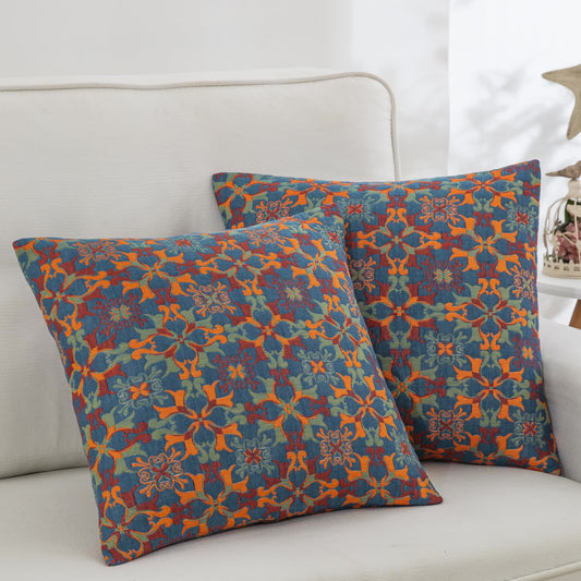 Ownkoti Bohemian Mandala Cotton Gauze Pillowcases(2PCS) - 18" x 18" - image 0