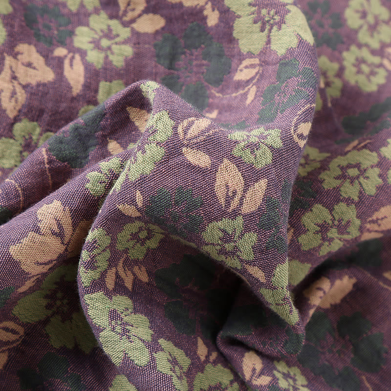 Ownkoti Cotton Gauze Floral Frog Closure Loungewear Set - image 6