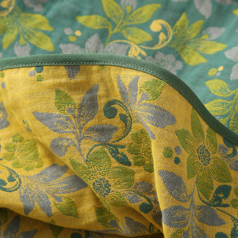 Jacquard Cotton Gauze Floral Nightgown - image 6