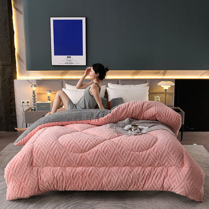 Ownkoti Thick Sherpa Winter Blanket with Quilt Core - image 35