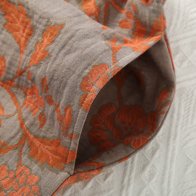 Ownkoti Cotton Gauze Floral Round-neck Nightwear Set - image 4