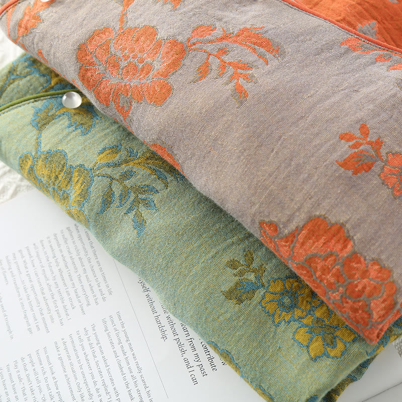 Ownkoti Cotton Gauze Floral Round-neck Nightwear Set - image 1