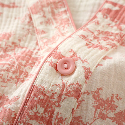 Ownkoti Refresh Cotton Gauze Kimono Pajama Set  - image 3