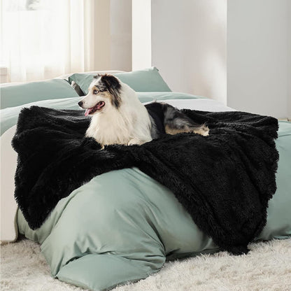 Sherpa Waterproof Soft Blanket Pet Pad - Black - XL: 63" x 85" - image 12
