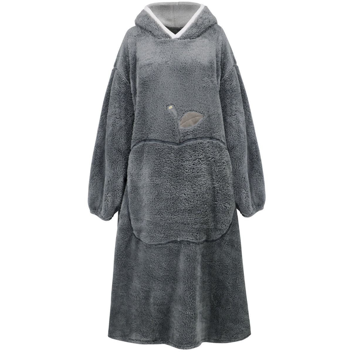 Ownkoti Jacquard Apple Flannel Hooded Nightgown - image 19