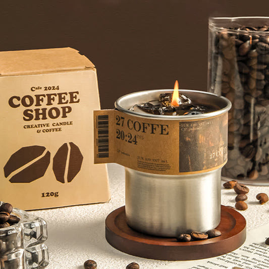 Ownkoti Coffee Scented Candle Home Decor - Black - image 0