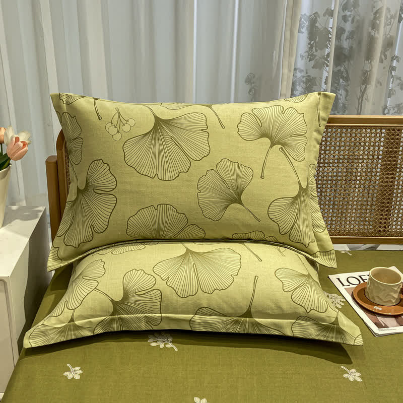 Ownkoti Brushed Cotton Ginkgo Leaf  Bedding - image 2