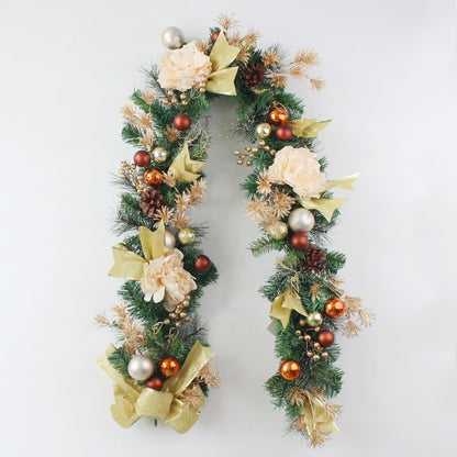 Ownkoti Artificial Rattan Christmas Garland Decor - 70.86"L - image 2