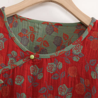 Ownkoti Plus Size Rose Cotton Pajama Set - image 8