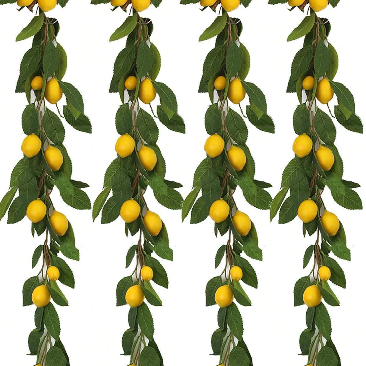 Ownkoti Farmhouse Artificial Lush Greenery Lemon Garland - image 4