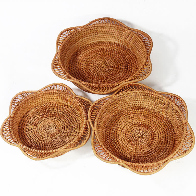 Rattan Woven Fruit Bread Storage Basket - image 6
