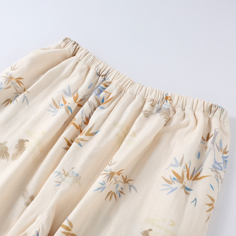 Ownkoti Long Sleeve Cotton Gauze Pajama Set - image 5