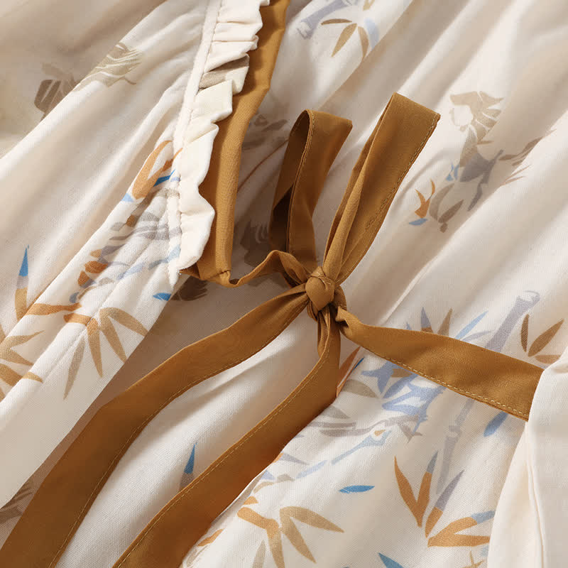 Ownkoti Long Sleeve Cotton Gauze Pajama Set - image 2