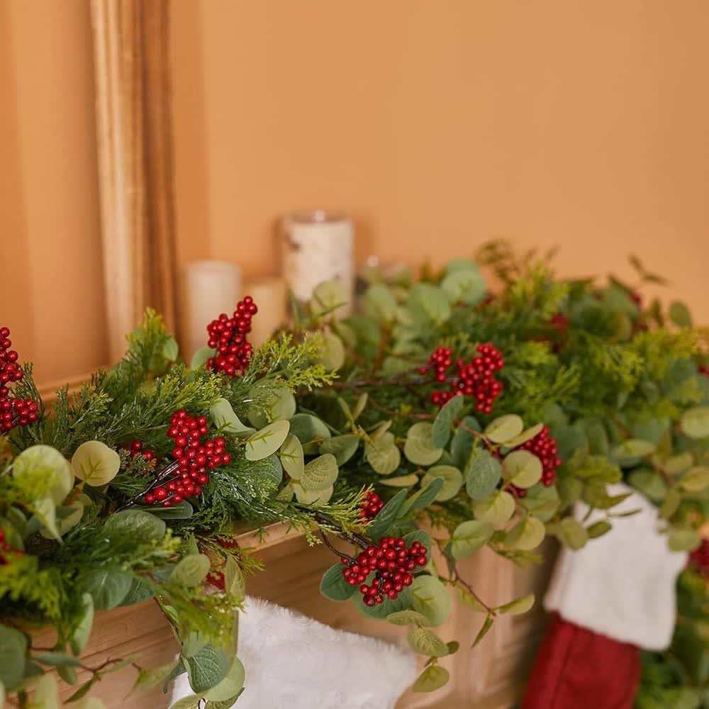 Ownkoti Faux Greenery Pine Christmas Ornament - image 4